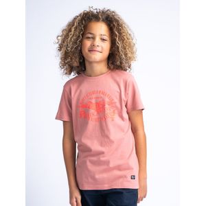 Petrol Industries - Artwork T-shirt Maritima - Bruin - 116 - T-shirts met korte mouwen