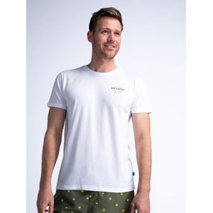Petrol Industries - Backprint T-shirt Seagrove - Wit - S - T-shirts met korte mouwen