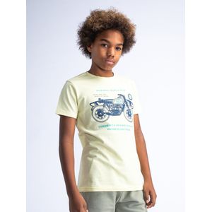 Petrol Industries - Artwork T-shirt Swell - Geel - 104 - T-shirts met korte mouwen