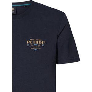Petrol Industries - Backprint T-shirt Seagrove - Zwart - L - T-shirts met korte mouwen