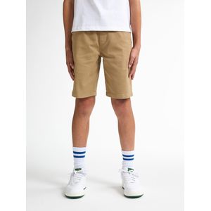 Petrol Industries - Chino Short met Trekkoord Marco - Bruin - 140 - Cargo korte broeken