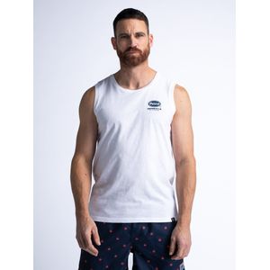 Petrol Industries - Backprint Singlet Coastalize - Wit - XXXL - Hemden