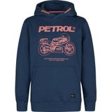 Petrol Industries - Artwork Hoodie Catskill - Blauw - 128 - Hoodies