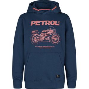Petrol Industries - Artwork Hoodie Catskill - Blauw - 128 - Hoodies
