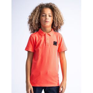 Petrol Industries - Klassieke Polo Azurean - Rood - 164 - Poloshirts