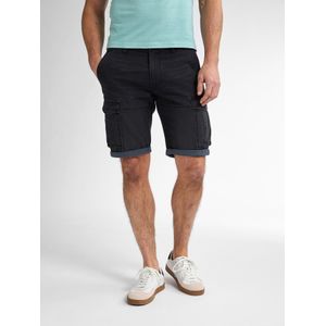 Petrol Industries - Torino Cargo Short Denim Zephyr - Zwart - S - Korte spijkerbroeken