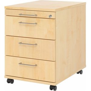 SIGNA AC30 BS - Rolcontainer Esdoorn Hout met 3 lades