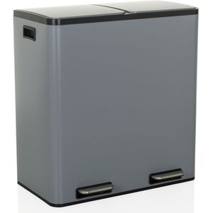 CLEAN XIII | 2 x 30L - Prullenbak Grijs