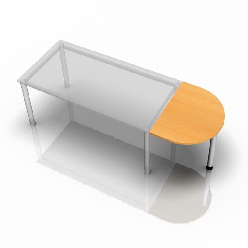 RA60 - Aanschuiftafel 60x80 Beuken