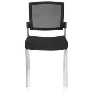 K9 - V Vergaderstoel - Zwart - Stof/Netstof - Ergonomisch