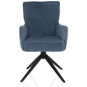 TARUGO - Gestoffeerde stoel Blauw