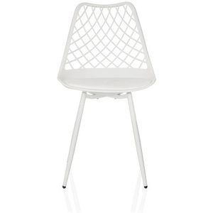BEGIO S - Tuinstoel - Wit - Design met Scandinavische Charme