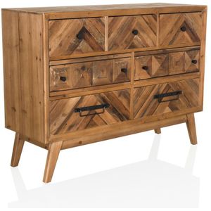 SANTJAGO - WOOD XL - Dressoir - Kleur Madera Oscura - Massief Dennenhout