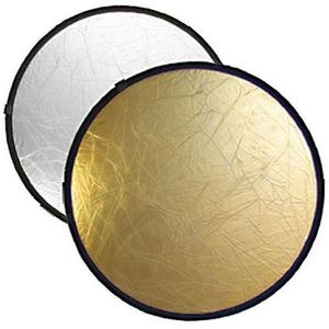 Bresser TR-5 reflectiescherm 60cm rond goud/zilver