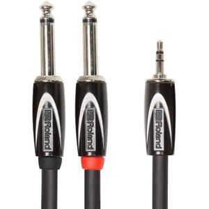 Roland Mini Jack Stereo to 2x Jack Mono cable - 1,5 meter