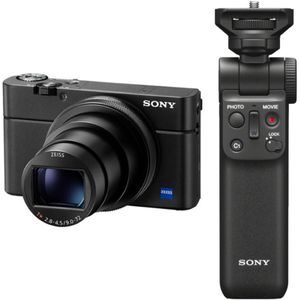 Sony Cybershot DSC-RX100 mark VII + Bluetooth Vlogging Grip GP-VPT2BT Compactcamera