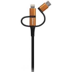 Hahnel FLEXX 3-in-1 Kabel voor Apple en Android