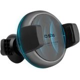 SBS Wireless Clamp circular phone Car Holder Qi charger 10W