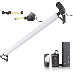 Bresser Electrisch Achtergrondsysteem - 2x Achtergrondrol  - Draadloos