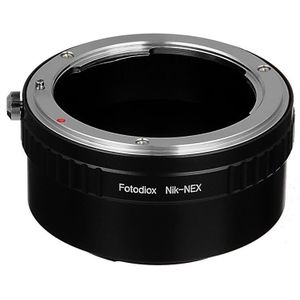 Fotodiox Lens Mount Adapter - Nikon F Mount Lens naar Sony Alpha E-Mount  (NikF-SnyE)