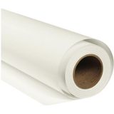 Bresser Achtergrondpapier Op Rol - SBP32 - Papier - 1.69x11m - Geschikt voor Fotostudio - Polar White