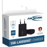Ansmann HC105 Oplader (zwart), USB oplader