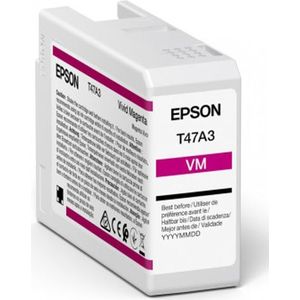 Epson Singlepack Vivid Magenta T47A3 UltraChrome Pro 10 ink 50ml