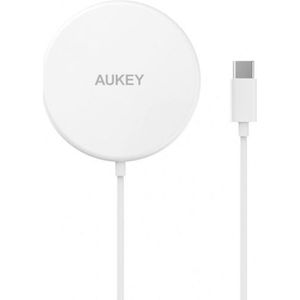 Aukey Aircore Magnetic Qi Wireless Charger 15W - wit