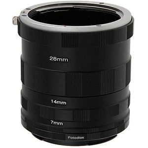 Fotodiox Macro Extension Tube Set voor Canon EOS (EF, EF-S) (Macro-Tube-EOS)