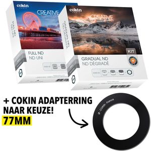 Cokin Full ND & Gradual ND pack incl. 77mm adapterring