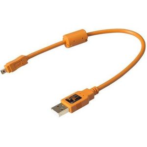 Tether Tools TetherPro USB A to Mini-B 8pin 30cm oranje