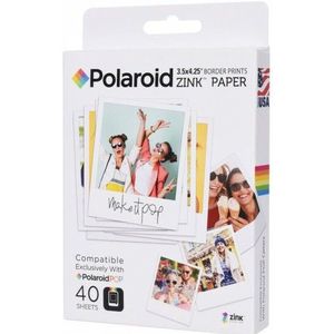 Polaroid Zink Papier 3.5x4.25 40 vel