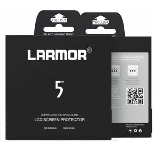 Larmor V screenprotector Fujifilm X-T10, X-T20, X-T100,X-E3,X30 Screen+Shade