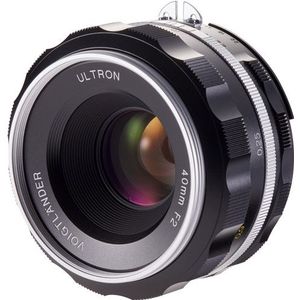 Voigtlander Ultron 40mm F/2.0 ASPH SLII-S AIS Nikon zilver