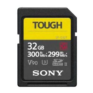 Sony SDHC 32GB Tough R300 W299 UHS-II CL10 U3 V90 (SF32TG)