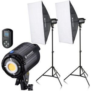 Bresser Fotostudioset -BR-60S LED-Kit - Incl. 2 Lampen en Dimbaar