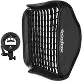 Godox S2 type Bracket Bowens + Softbox 60x60cm + Grid