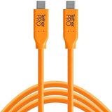 Tether Tools TetherPro USB-C to USB-C 4,6m oranje