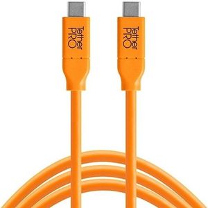 Tether Tools TetherPro USB-C to USB-C 4,6m oranje