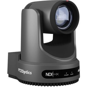PTZOptics Move 4K, een 3th Gen PTZ camera, 12x Optical Zoom grijs