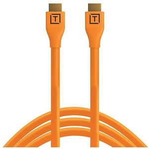 Tether Tools TetherPro HDMI Micro to HDMI 2.0 - 4.6m - Oranje