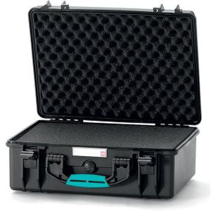 HPRC 2500 koffer met plukschuim zwart/blauw bassano