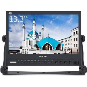 Feelworld Seetec 13.3" Aluminum Design IPS 1920×1080 Pro Broadcast LCD Monitor with 3G-SDI HDMI AV