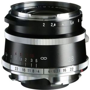 Voigtlander Ultron 28mm f2.0 Type I VM Aspherisch zwart (Leica M-bajonett)