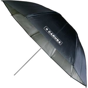 Caruba Paraplu Zilver/Zwart 109cm