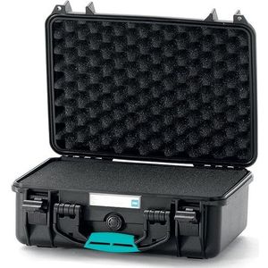 HPRC 2400 koffer met plukschuim zwart/blauw bassano