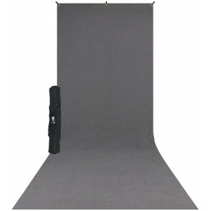 Westcott X Drop Wrinkle Resistant Backdrop Kit  Neutral Gray Sweep (5' x 12')