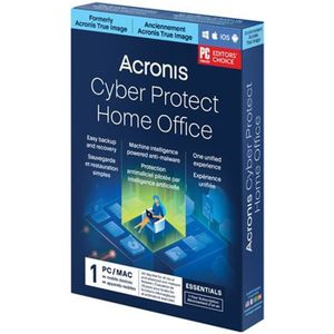 Acronis Cyber Protect Home Office Essentials 1 user/1 Year Digitale Licentie