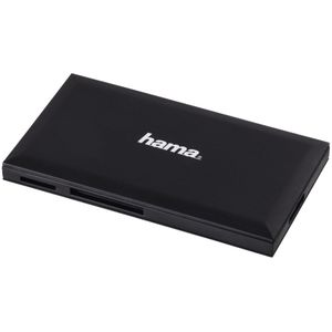 Hama USB-3.0-multi-kaartlezer, SD/microSD/CF/MS, zwart