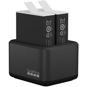 GoPro Dual Battery Charger + 2x Enduro Battery voor HERO9/10/11/12